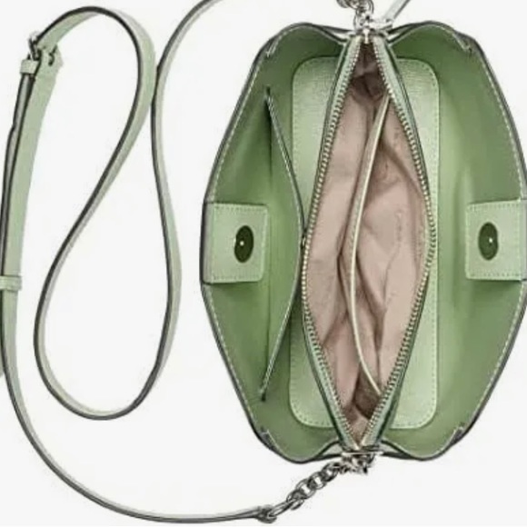 Calvin Klein Hailey Micro Pebble Triple Compartment  Crossbody - Picture 3 of 8